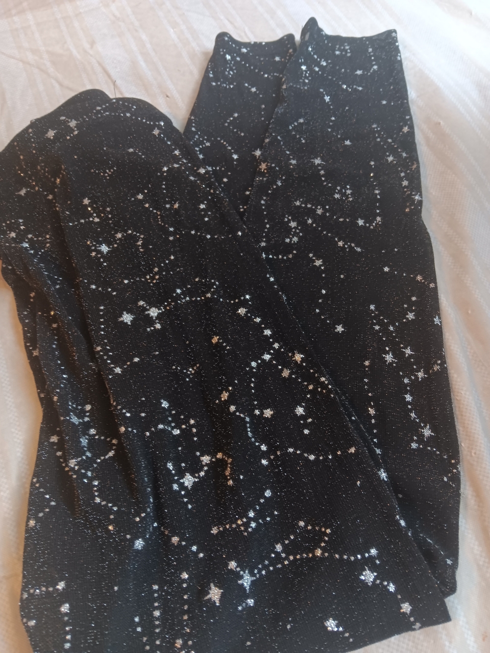Black Star Print Leggings